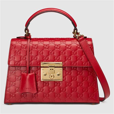 gucci padlock bag small red|Gucci padlock bag for sale.